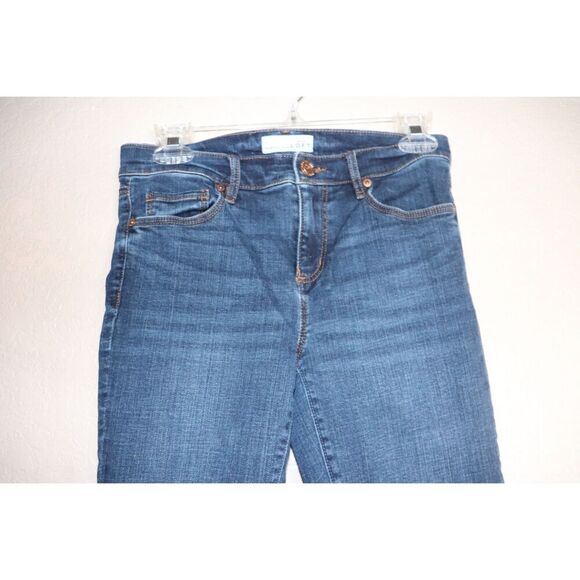 Loft modern skinny ankle jeans medium size ash - size 26in - Picture 3 of 9